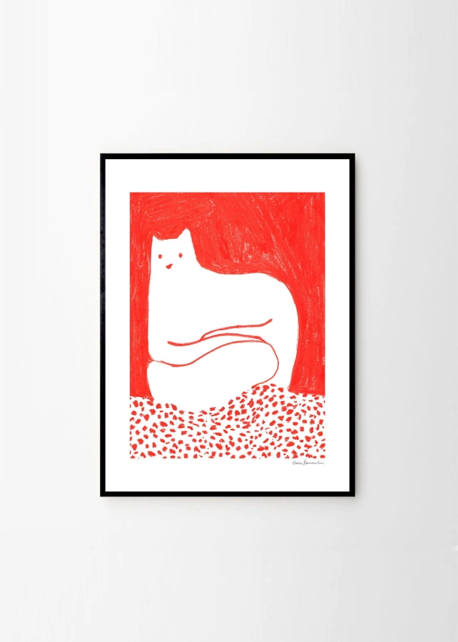 Cinzia_Franceschini_Cat_In_Red_Frame_Black_Oak_Low_Res.jpg