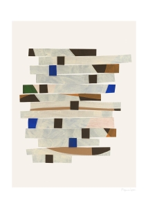 THE POSTER CLUB druk artystyczny CUT UP STRIPES