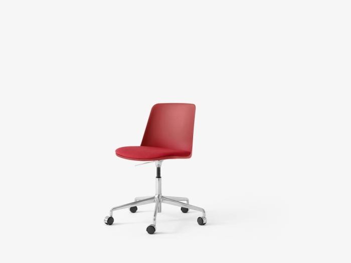 Rely HW29_Vermillion Red &amp; Hallingdal 680 w. Polished Aluminium base.jpg