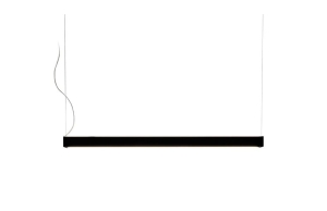 NEMO LIGHTING lampa wisząca TRU DOWNLIGHT 3000K czarna