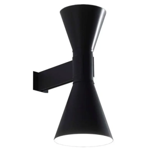 NEMO LIGHTING lampa ścienna kinkiet APPLIQUE DE MARSEILLE czarna