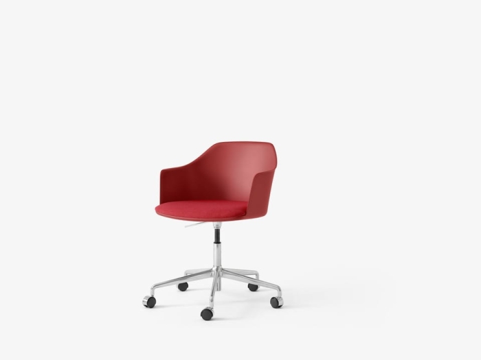 Rely HW54_Vermillion Red &amp; Hallingdal 680 w. Polished Aluminium base.jpg