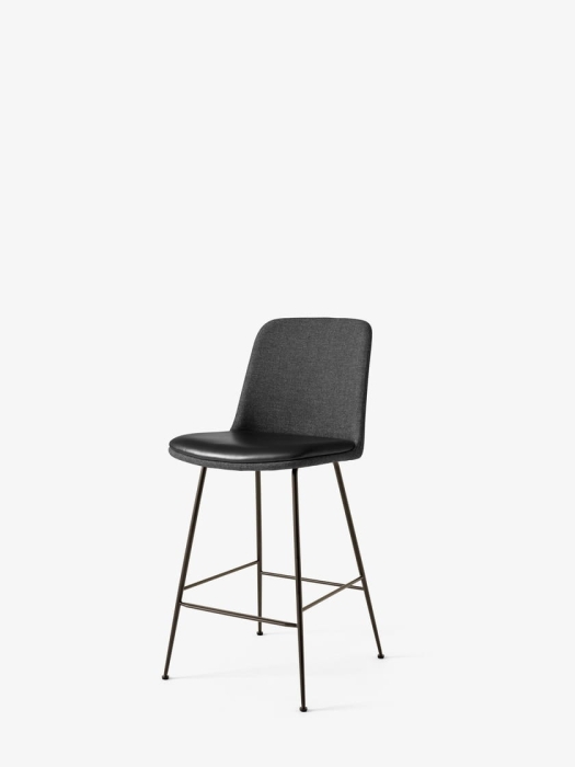 Rely HW95_Re-Wool 198 &amp; Elmo Soft Black Leather w. Bronzed base.jpg