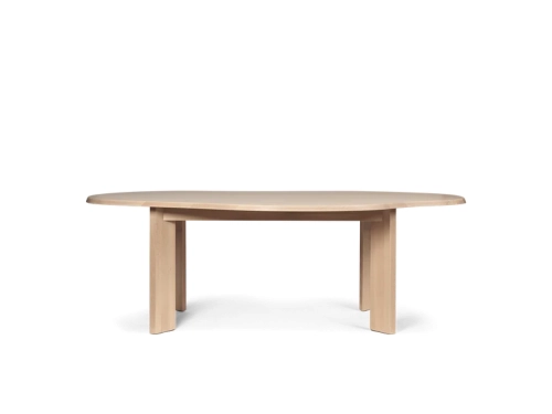 FERM LIVING stół  TARN 220 buk bielony