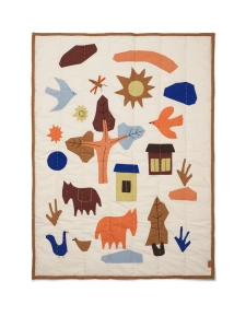 FERM LIVING pikowany koc VILLAGE
