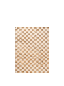 FERM LIVING dywan CHECK WOOL JUTE offwhite 140 x 200