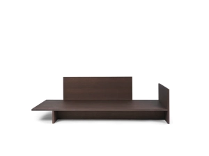 FERM LIVING łóżko KONA ciemny dąb