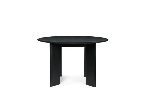 FERM LIVING stół BEVEL Ø117 czarny buk