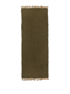 FERM LIVING dywan / bieżnik BLOCK oliwkowy