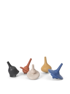 FERM LIVING zabawka SPIN TOPS zestaw 5 szt.