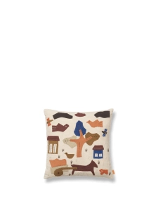 FERM LIVING poduszka VILLAGE offwhite
