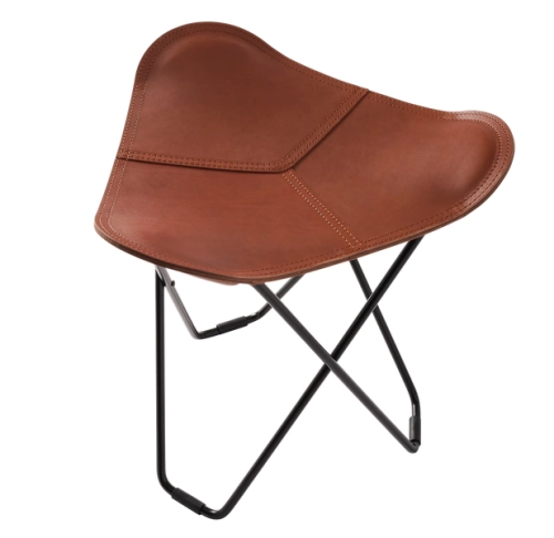 CUERO DESIGN stołek PAMPA FLYING GOOSE montana / czarna baza