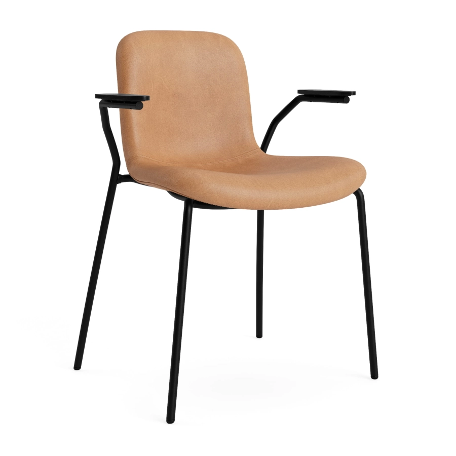 NORR11Langue Steel Armrest SoftDunes Camel - 21004,Oak Black.jpg