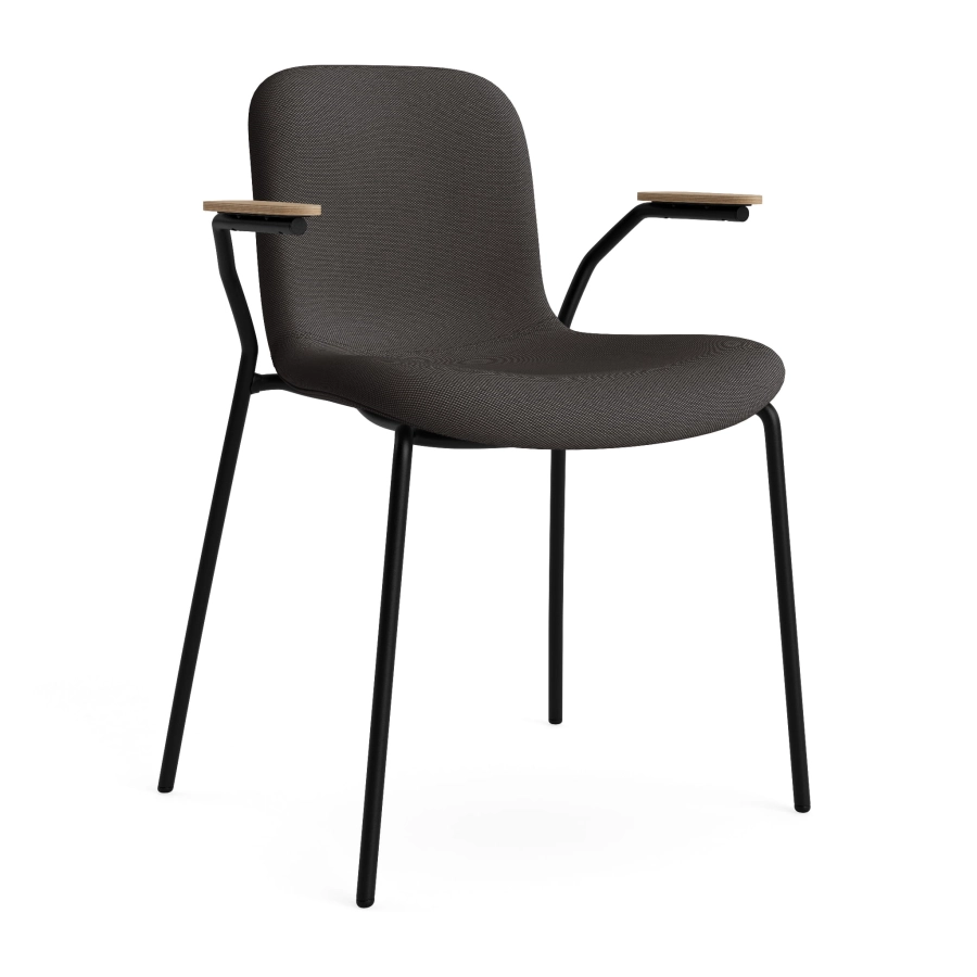 NORR11Langue Steel Armrest SoftOak Natural,Steelcut Trio 383.jpg