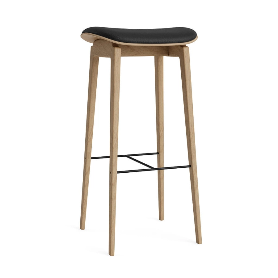 NORR11NY11 Bar Stool HighOak Natural,Ultra Black - 41599.jpg