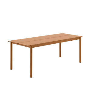 MUUTO stół ogrodowy LINEAR STEEL 200 cm pomarańczowy