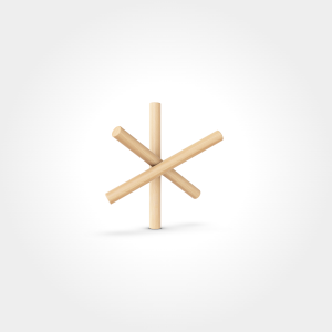 TON wieszak LOGS buk