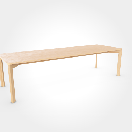 TON stół prostokątny LASU 100 x 220 fornir buk