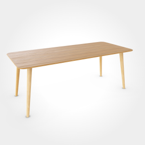 TON stół prostokątny MALMÖ 90 x 140 lity dąb