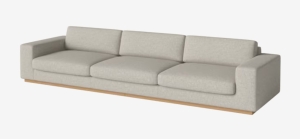 BOLIA sofa 5-osobowa SEPIA podstawa dąb naturalny olejowany
