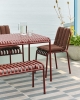 Palissade Chair iron red_Palissade Chair and Armchair Soft Quilted Seat Cushion iron red_Palissade Table iron red.jpg