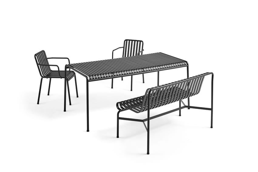 Palissade Table L170xW90xH75 anthracite_Palissade Armchair anthracite_Palissade Dining Bench anthracite.jpg