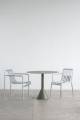 Palissade Armchair Hot Galvanised_Palissade Cone Table, Olive, Palissade Dining Armchair Hot Galvanised.jpg