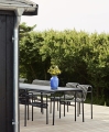 Palissade Table anthracite_Palissade Dining Armchair anthracite_Juice Vase high blue.jpg