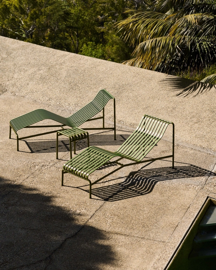 Palissade Chaise Longue olive_Palissade Stool olive 01.jpg