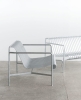 Palissade Lounge Chair Low hot galvanised_Palissade Dining Bench Armrest hot galvanised.jpg