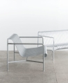 Palissade Lounge Chair Low hot galvanised_Palissade Dining Bench Armrest hot galvanised.jpg