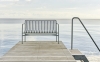 Palissade Dining Bench Armrest hot galvanised 04.jpg