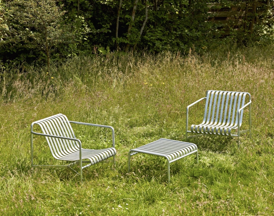 Palissade Lounge Chair Hot Galvanised low_Palissade Ottoman Hot Galvanised.jpg