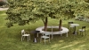 Palissade Park Bench sky grey_Balcony Armchair chalk beige_Balcony Armchair desert green_Palissade Cone Table anthracite.jpg