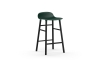 NORMANN COPENHAGEN krzesło barowe FORM WOOD czarne/zielone