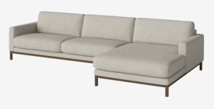BOLIA sofa 4-osobowa z szezlongiem NORTH prawa dąb ciemny olejowany