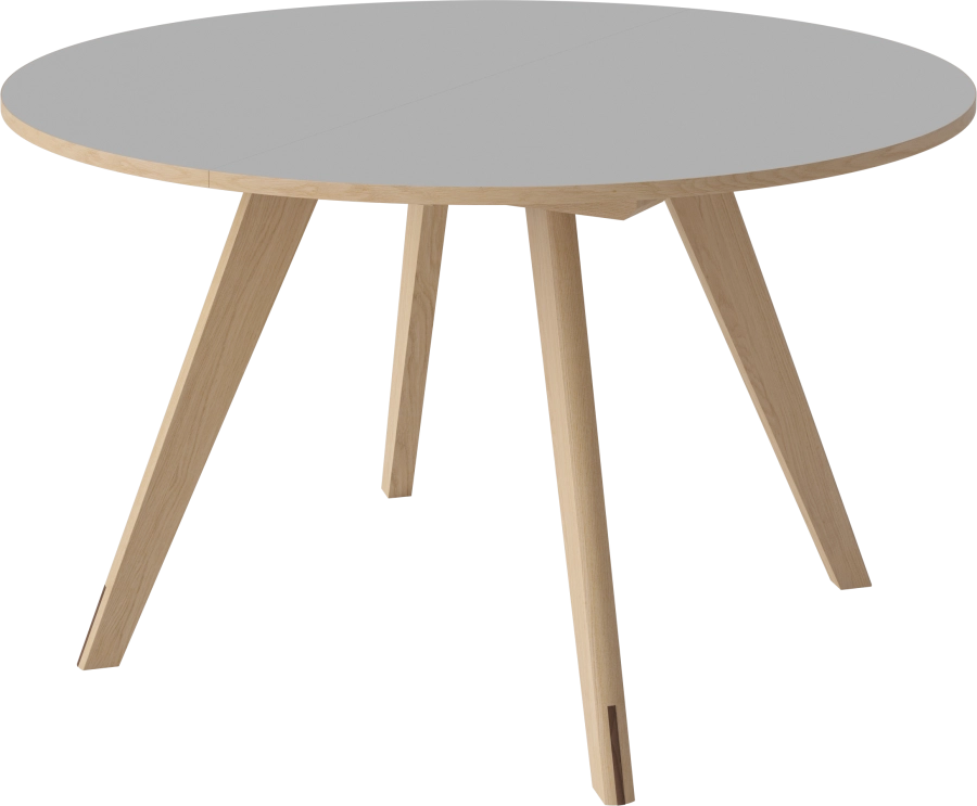 New Mood Round Dining Table Ø123.5 cm_Light Grey Fenix laminate_White pigmented oiled oak Solid_TSCA 03-017-50_00003_angle.png