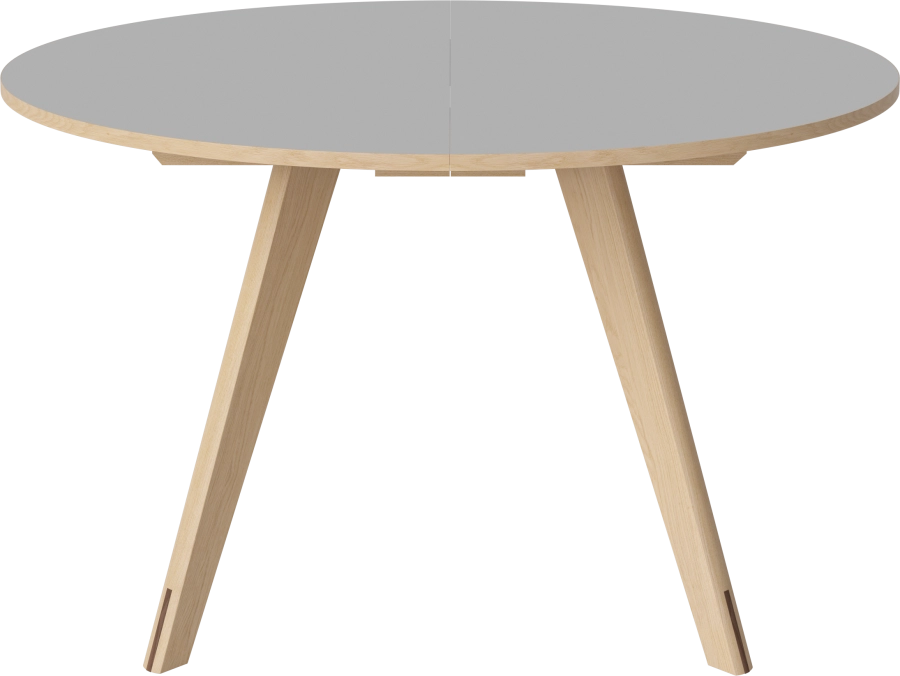 New Mood Round Dining Table Ø123.5 cm_Light Grey Fenix laminate_White pigmented oiled oak Solid_TSCA 03-017-50_00003.png
