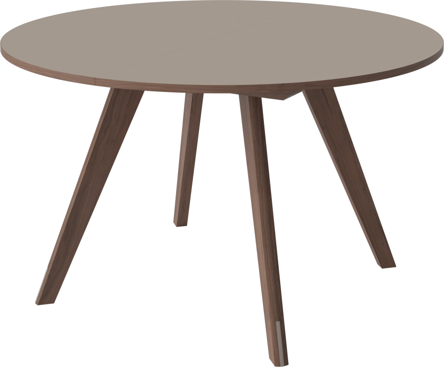 New Mood Round Dining Table Ø123.5 cm_Grey Brown Fenix laminate_Oiled walnut Solid_TSCA 03-017-50_00005_angle.png