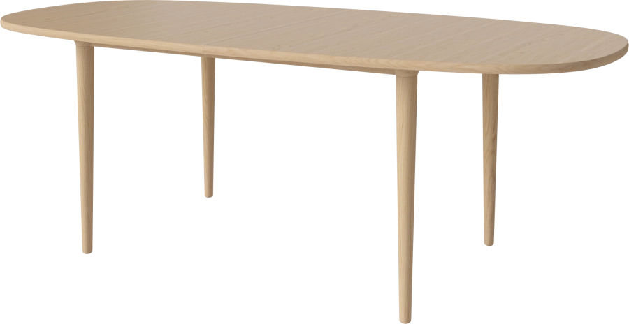 Yacht Dining Table 210 cm - Top_White pigmented oiled oak_White pigmented oiled oak_Conical legs_TSCA 03-096-06_10556449_angle.png