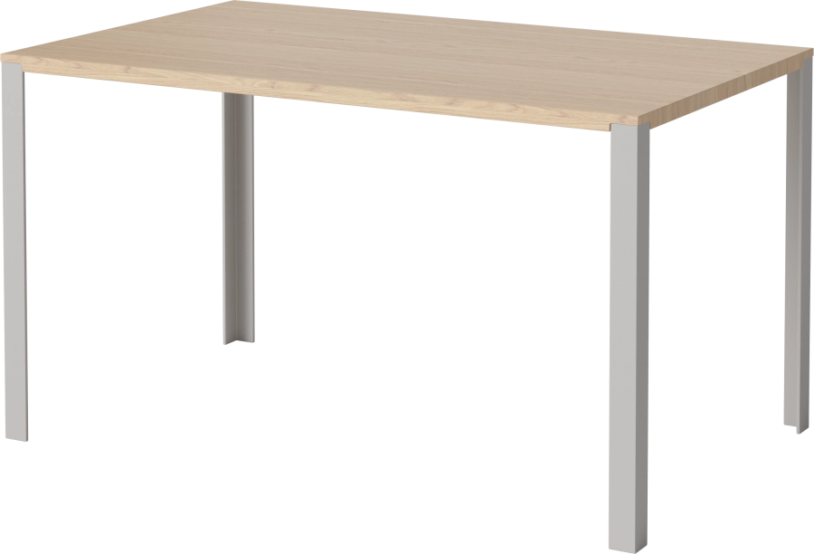 Link Table 130 x 80 cm_White pigmented oiled oak_Grey lacquered steel 03-129-05_00003_angle.png