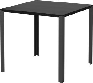 BOLIA stół LINK 80 x 80 czarny dąb / czarna stal