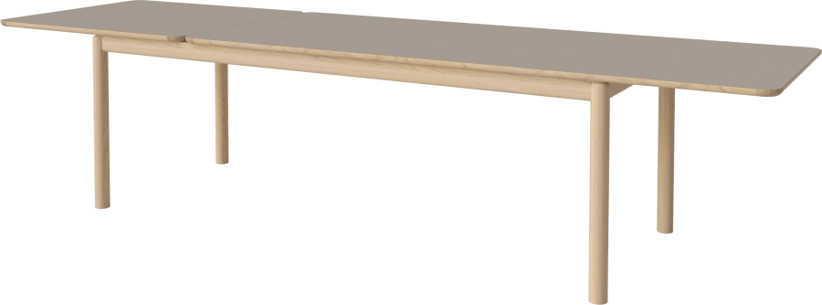 Ronya Extension Dining Table 220 x 90 cm_Grey Brown Fenix laminate_White pigmented oiled oak Solid_TSCA 03-135-15_00008_angle.png