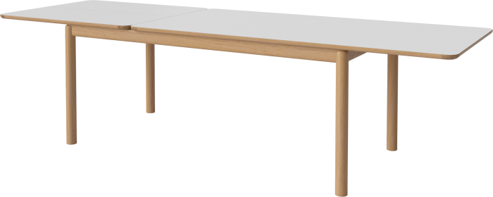 Ronya Extension Dining Table 180 x 90 cm_White laminate_Oiled oak_TSCA 03-135-05_00005_angle.png