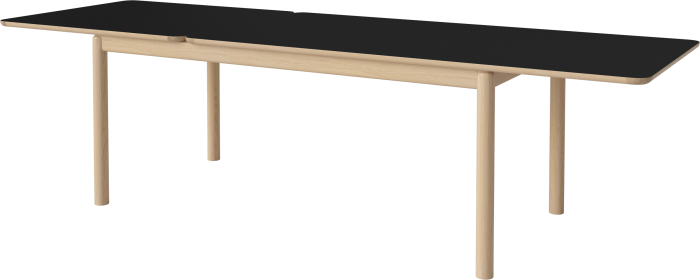 Ronya Extension Dining Table 180 x 90 cm_Black Fenix laminate_White pigmented oiled oak_TSCA 03-135-05_00001_angle.png