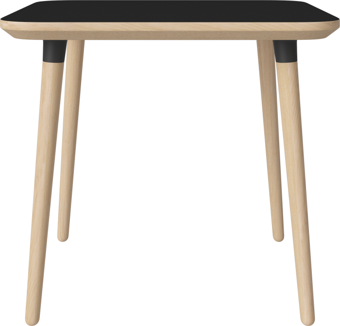 Seed Dining Table 80 x 80 cm H73_Black Fenix laminate_White pigmented oiled oak_Black leg brackets 03-327-05_00009.png