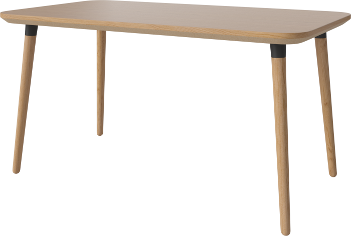 Seed Dining Table 140 x 80 cm H73 cm_Lacquered oak_Oiled oak_Black leg brackets 03-327-10_00001_angle.png