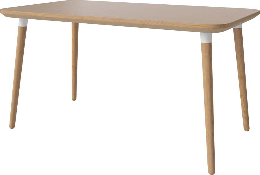 Seed Dining Table 140 x 80 cm H73 cm_Lacquered oak_Oiled oak_White leg brackets 03-327-10_00002_angle.png