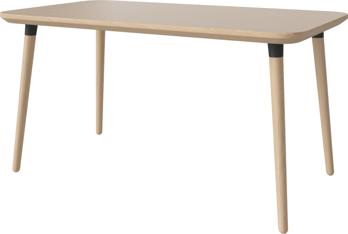 Seed Dining Table 140 x 80 cm H73 cm_White pigmented lacquered oak_White pigmented oiled oak_Black leg brackets 03-327-10_00005_angle.png