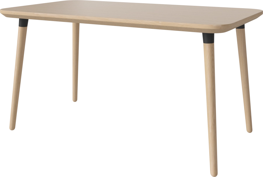 Seed Dining Table 140 x 80 cm H73 cm_White pigmented lacquered oak_White pigmented oiled oak_Black leg brackets 03-327-10_00005_angle.png